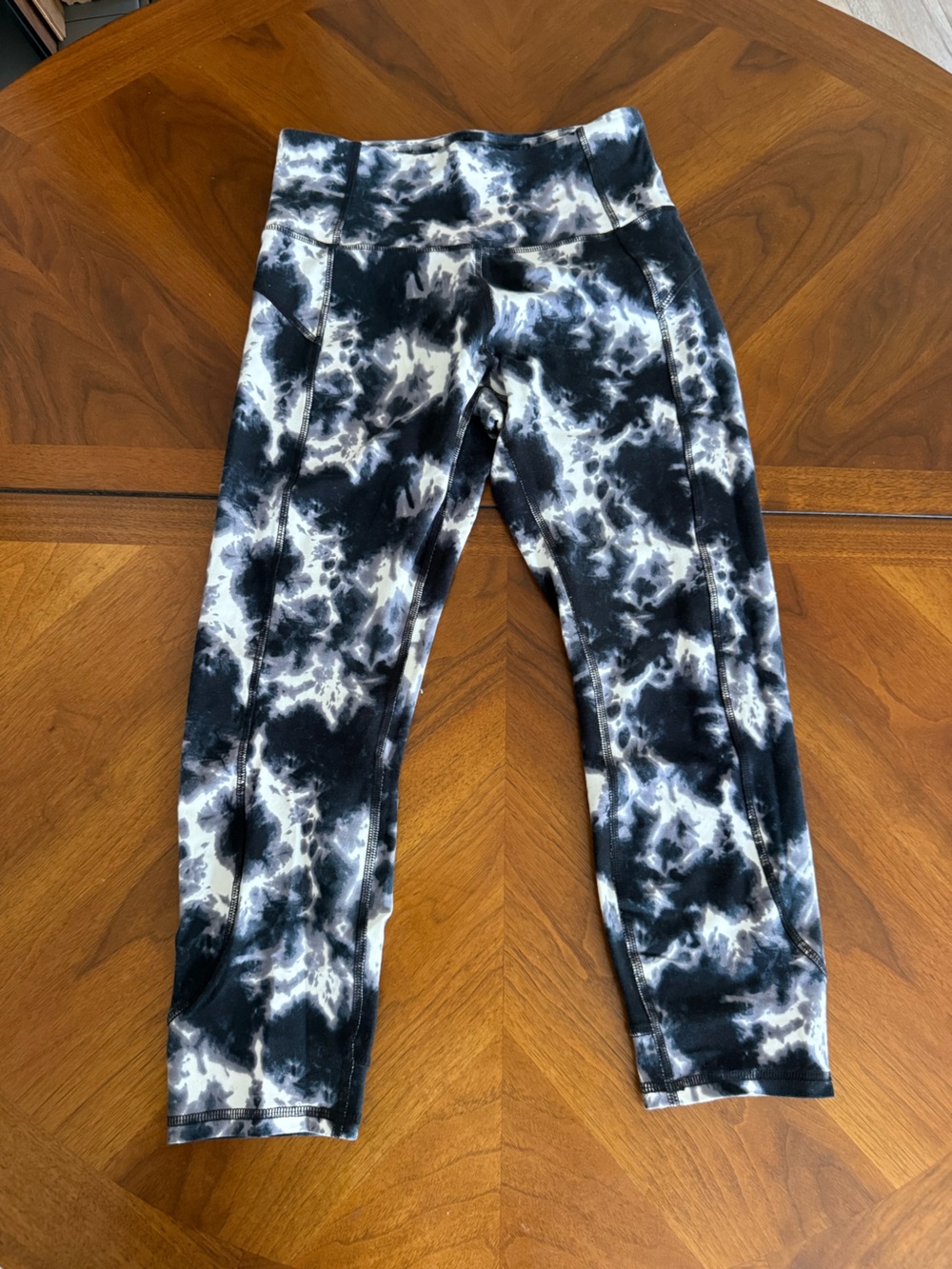 Balance Collection Black & White Tie-Dye Leggings